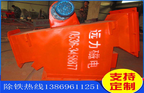 管道式自動除鐵器，新疆管道式自動除鐵器規(guī)格_新疆管道式自動除鐵器規(guī)格應(yīng)用生產(chǎn)安裝示意圖型12000高斯_工作原理
